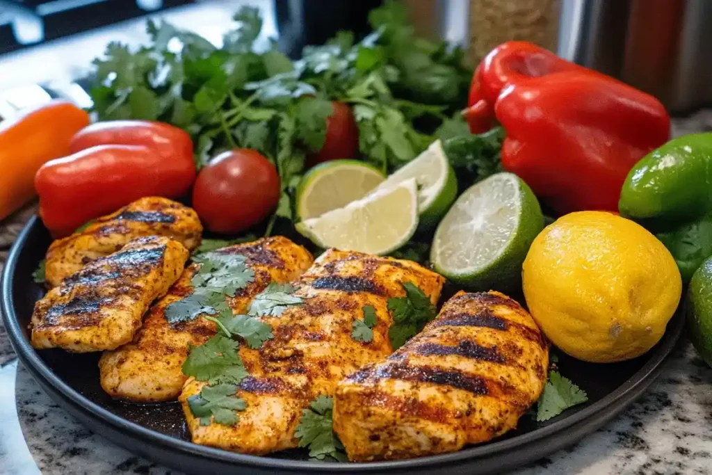 Gordon Ramsay-style marinated chicken with fresh herbs and spices