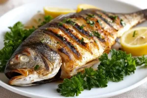 Grilling sea bass recipe