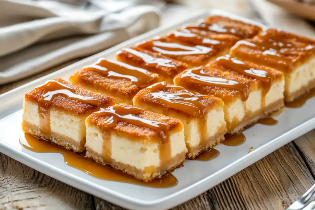 Serving Churro Cheesecake