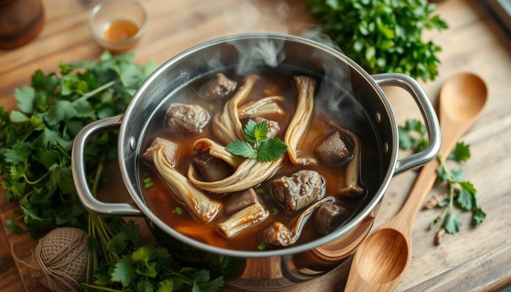 cooking beef tendons