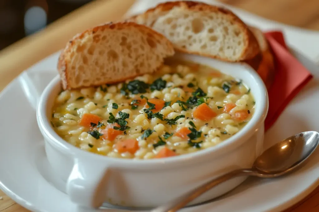 Chicken pastina soup