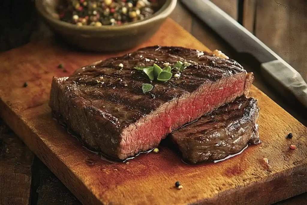 Flat Iron Steak Grilling