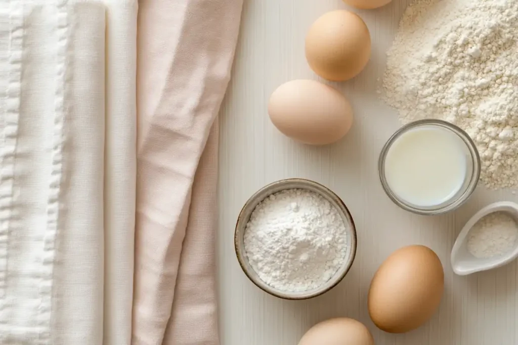 Fluffy pancakes ingredients