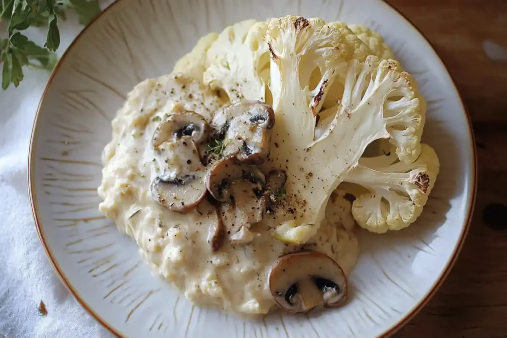 Fresh cauliflower mushroom