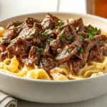 Philly cheesesteak pasta