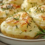 Smothered potatoes dish