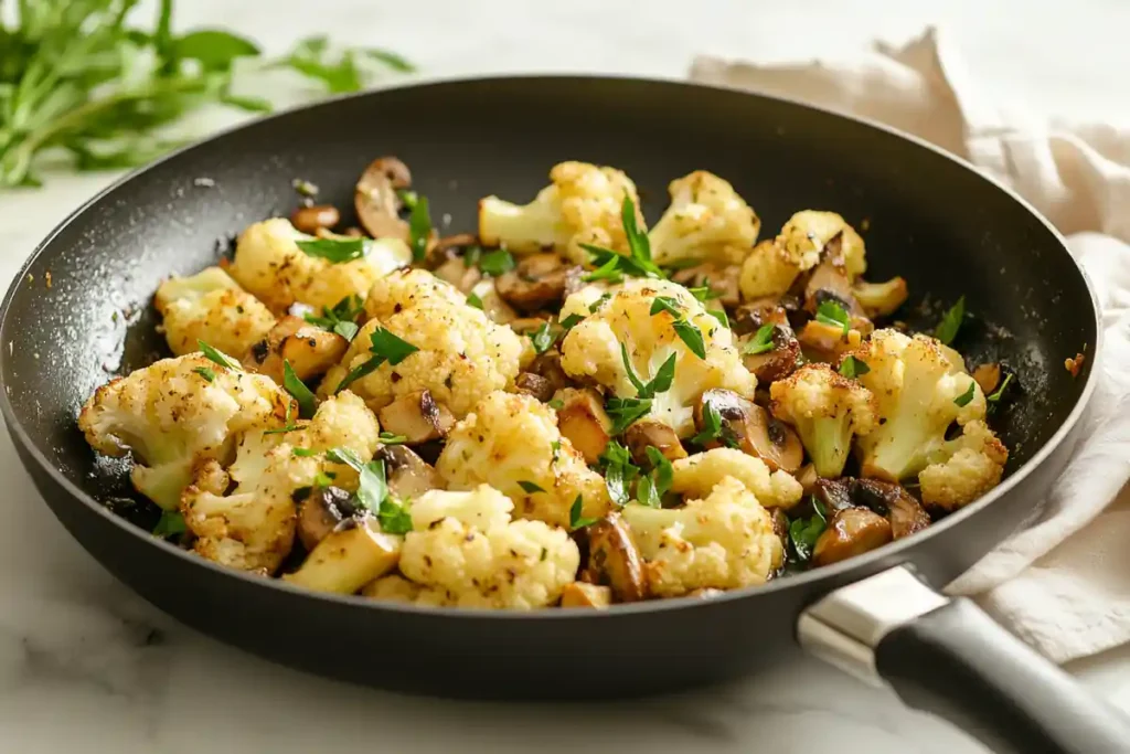 cooking cauliflower mushrooms